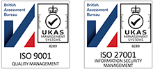 ISO 9001 and ISO 27001