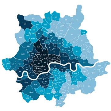 London IT Support Coverage Areas